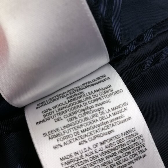 2020 Brooks Brothers Blazer Special Selection Wool Gold Button Blue 42R Regent - Picture 8 of 14